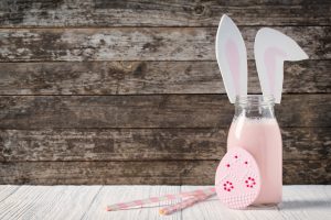 5 DIY Easter Crafts Your Kids Can Help You Make with Glass Milk Bottles